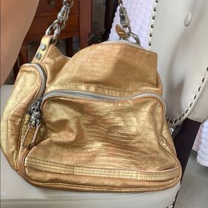 Pollini gold bag